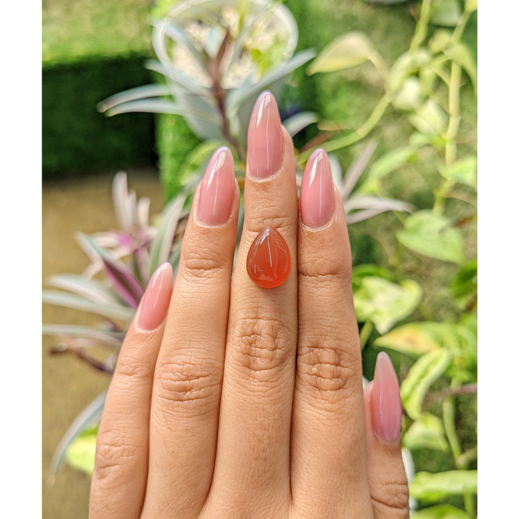 5.57 Ct. Cabochon Carnelian from Brazil