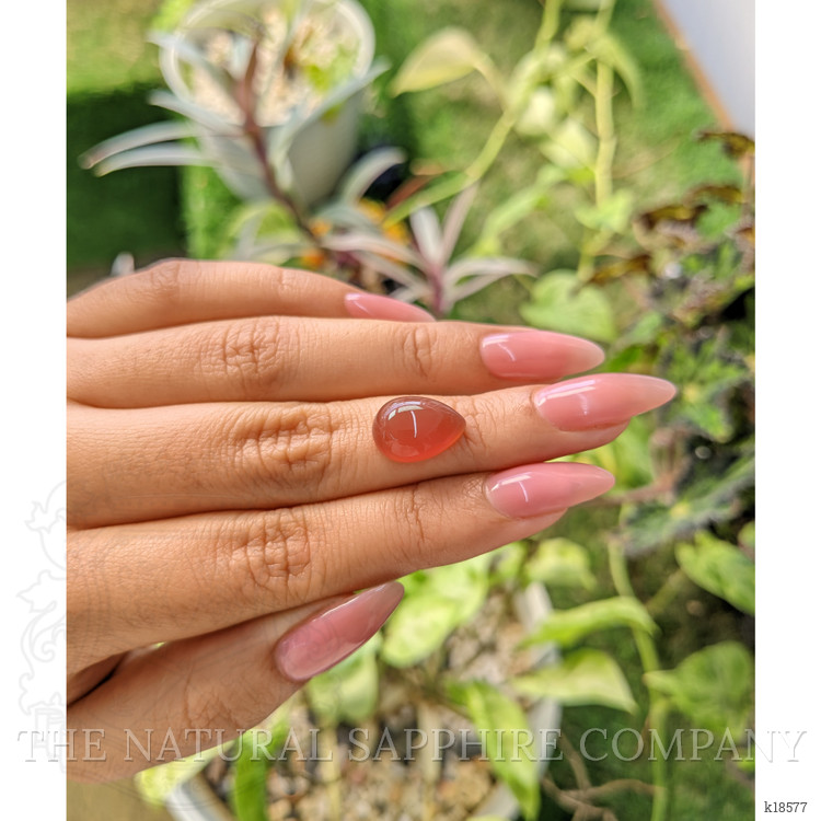 5.57 Ct. Cabochon Carnelian from Brazil