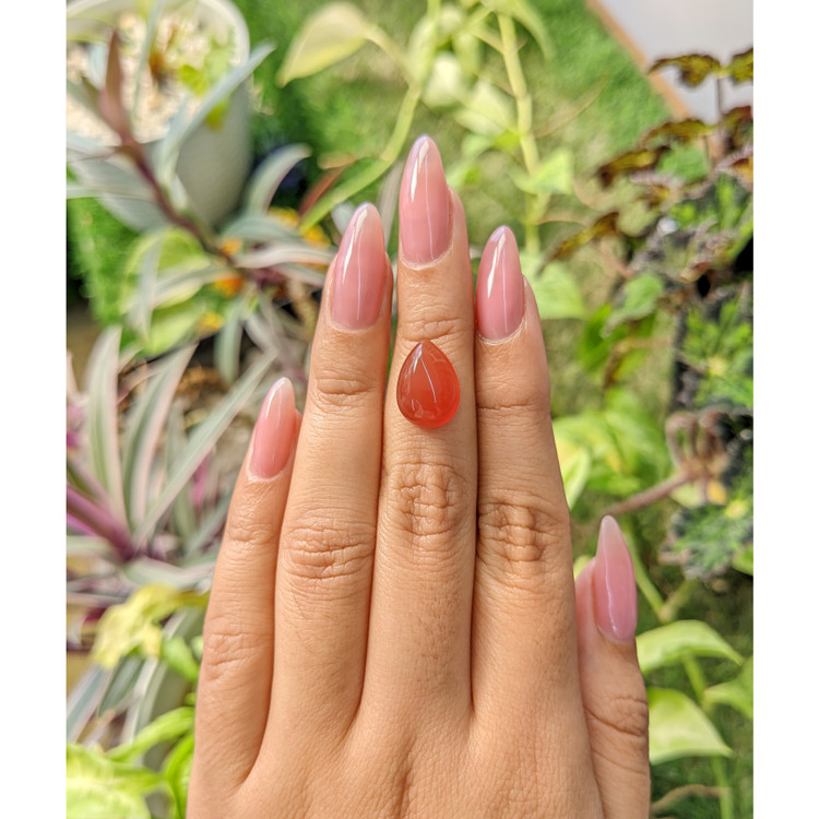 6.23 Ct. Cabochon White Opal from Brazil