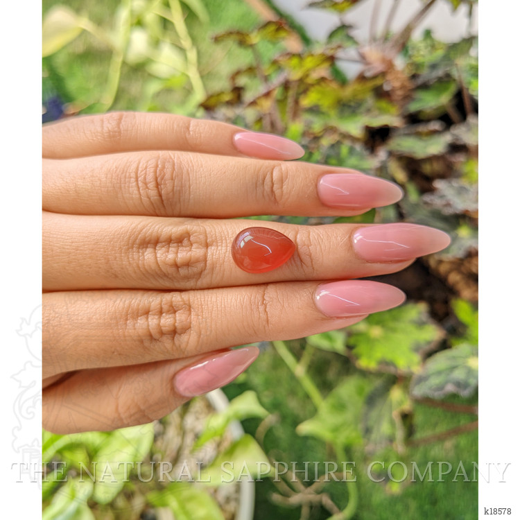 6.23 Ct. Cabochon Carnelian from Brazil