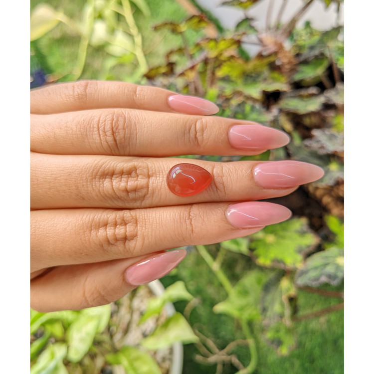 6.23 Ct. Cabochon White Opal from Brazil