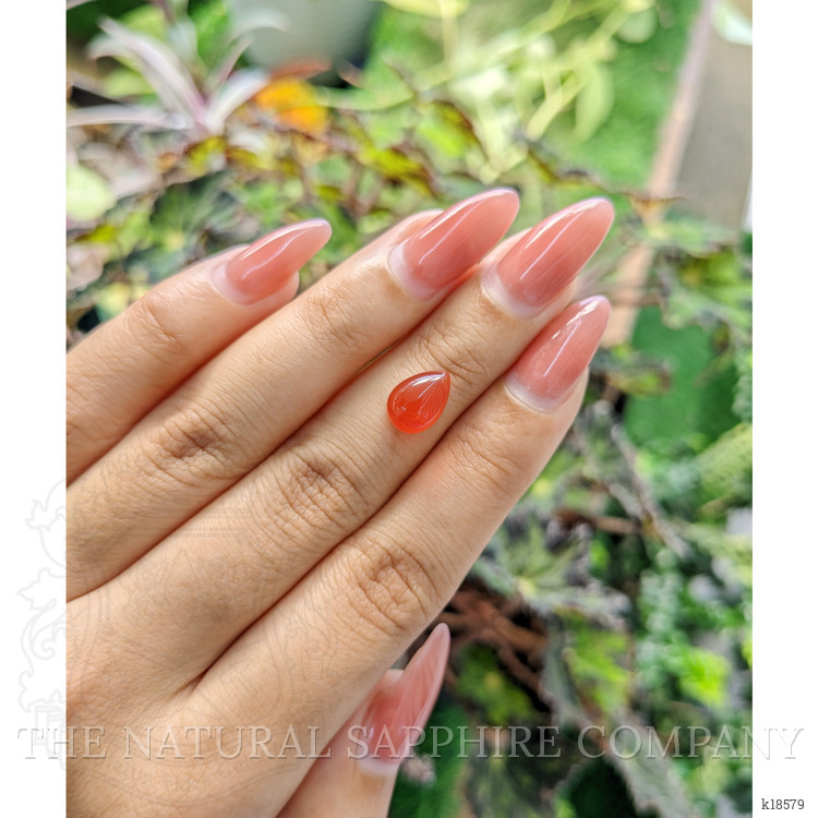 3.04 Ct. Cabochon Carnelian from Brazil