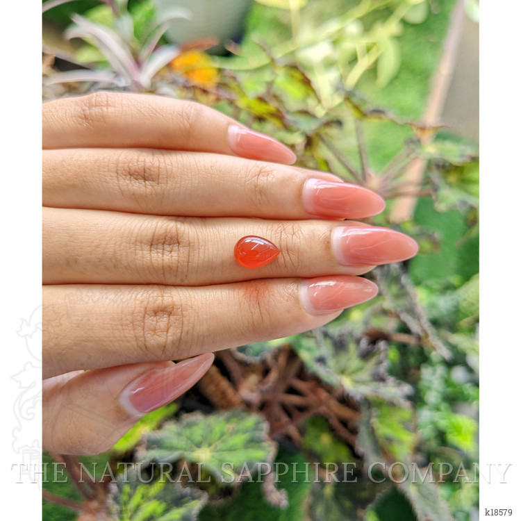 3.04 Ct. Cabochon Carnelian from Brazil