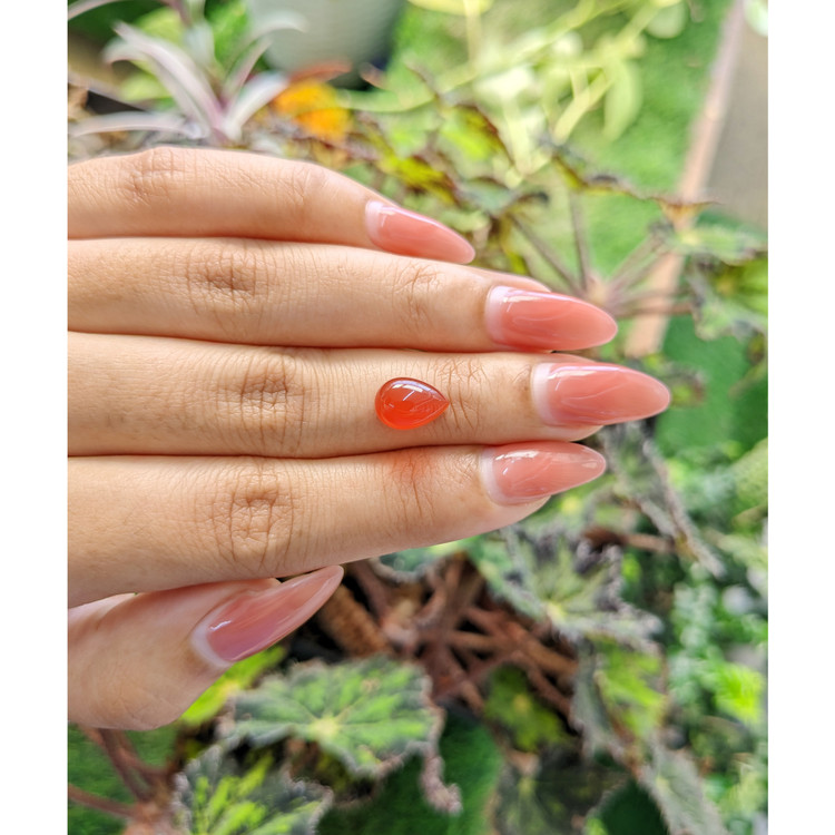 3.04 Ct. Cabochon Carnelian from Brazil