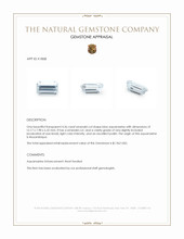 4.36 Ct. Aquamarine from Mozambique Appraisal