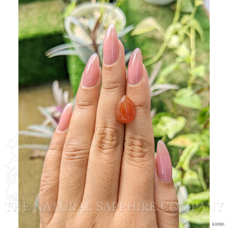 5.63 Ct. Cabochon Carnelian from Brazil