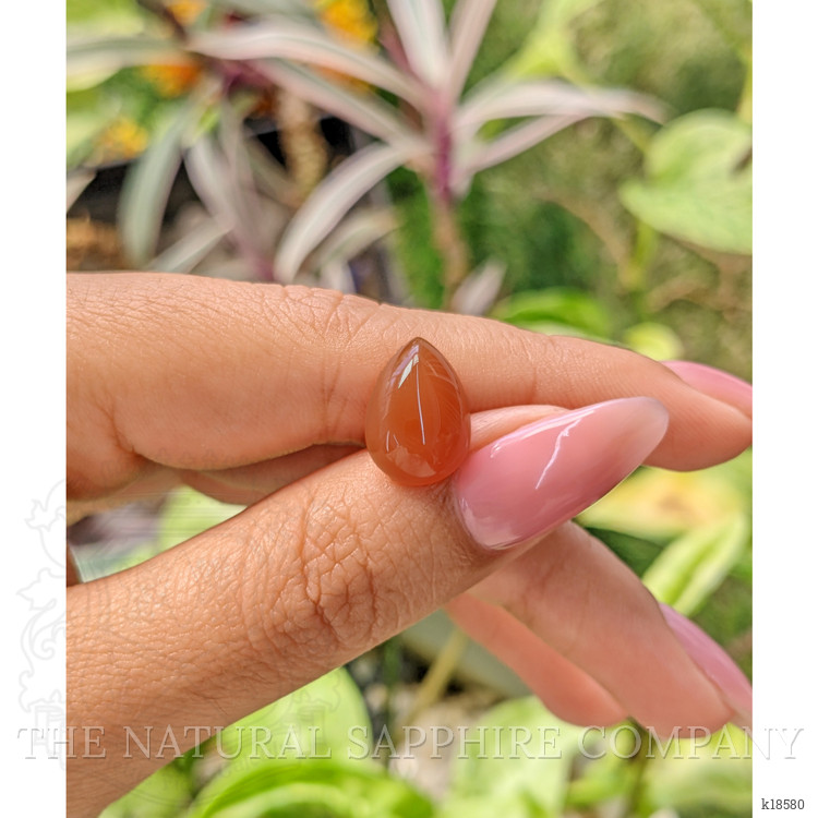 5.63 Ct. Cabochon Carnelian from Brazil