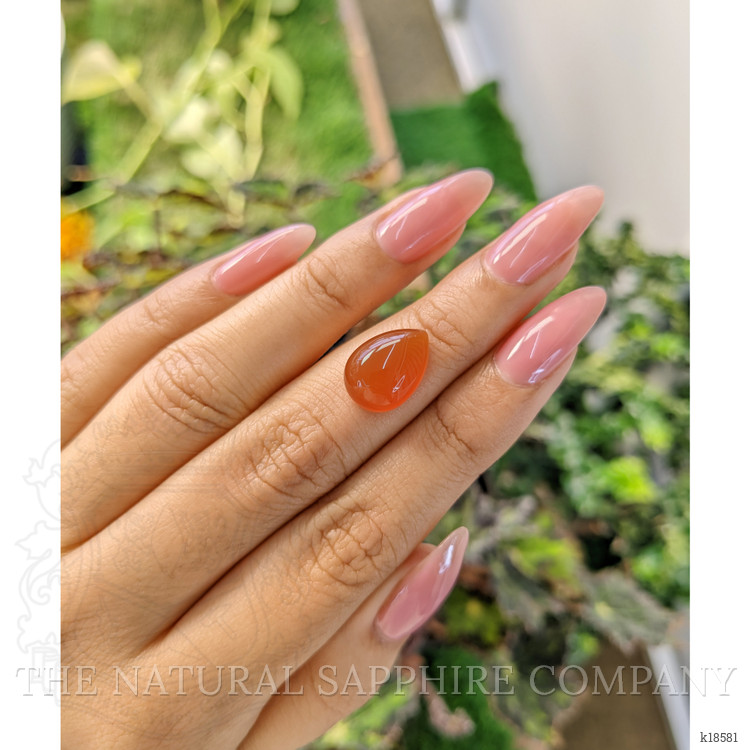 5.75 Ct. Cabochon Carnelian from Brazil