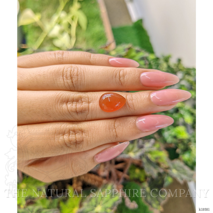 5.75 Ct. Cabochon Carnelian from Brazil