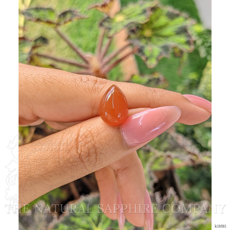 5.75 Ct. Cabochon Carnelian from Brazil