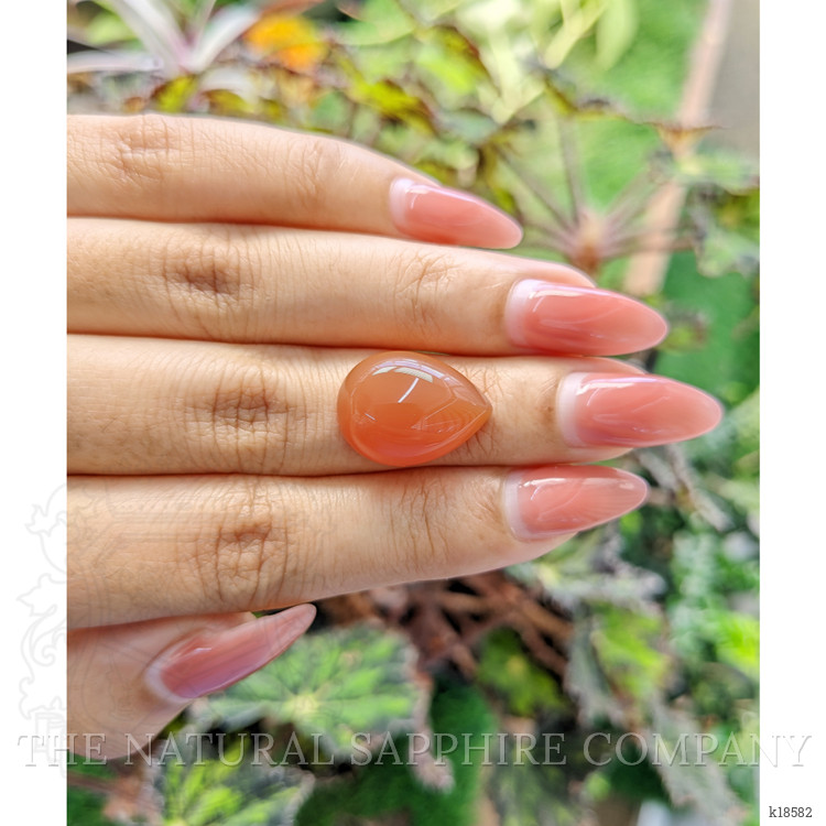 11.34 Ct. Cabochon Carnelian from Brazil