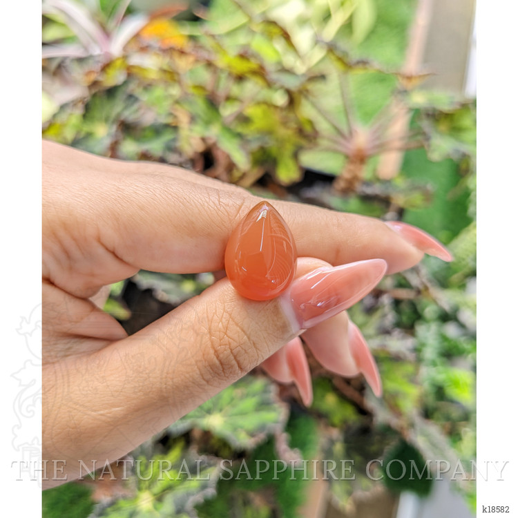 11.34 Ct. Cabochon Carnelian from Brazil