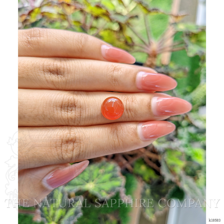 4.29 Ct. Cabochon Carnelian from Brazil