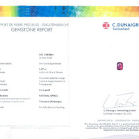 5.07 Ct. Spinel from Tanzania Scan Report