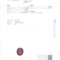 11.34 Ct. Cabochon Tourmaline from Tanzania Scan Report