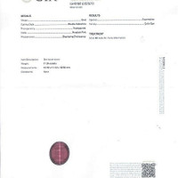 11.34 Ct. Cabochon Tourmaline from Tanzania Scan Report