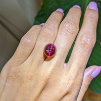 11.34 Ct. Cabochon Tourmaline from Tanzania Life Style