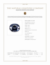 3.77 Ct. Blue Spinel from Burma (Myanmar) Scan Report