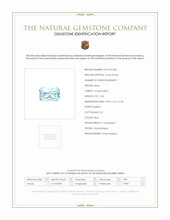 2.00 Ct. Aquamarine from Mozambique Scan Report