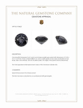 4.62 Ct. Purplish Grey Spinel from Burma (Myanmar) Appraisal