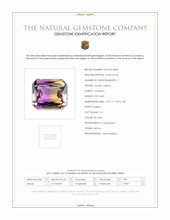 8.43 Ct. Bi Color Ametrine from Bolivia Scan Report