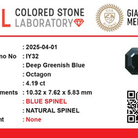 4.19 Ct. Spinel from Ceylon (Sri Lanka) Scan Report