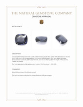 4.24 Ct. Spinel from Ceylon (Sri Lanka) Appraisal