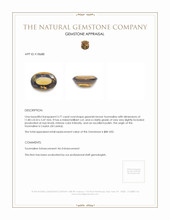 3.77 Ct. Tourmaline from Ceylon (Sri Lanka) Appraisal