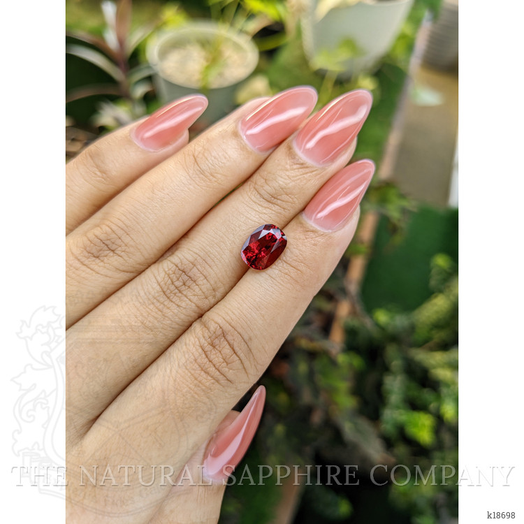 3.14 Ct. Almandine Garnet from Ceylon (Sri Lanka)