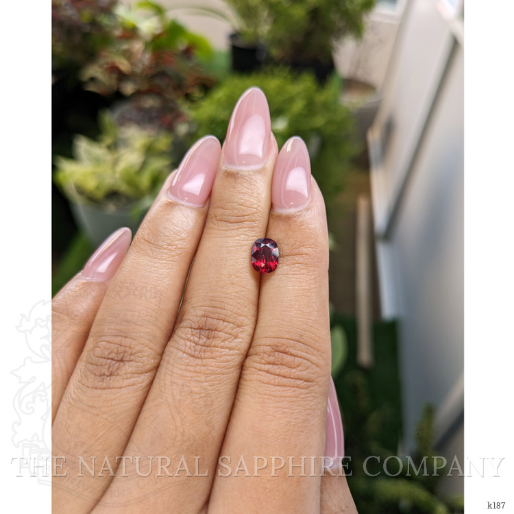 1.30 Ct. Garnet from Ceylon (Sri Lanka)