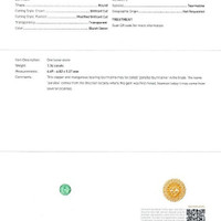 1.34 Ct. Paraiba Tourmaline from Africa Scan Report