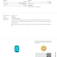 4.38 Ct. Paraiba Tourmaline from Brazil Scan Report