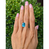 4.38 Ct. Paraiba Tourmaline from Brazil Life Style