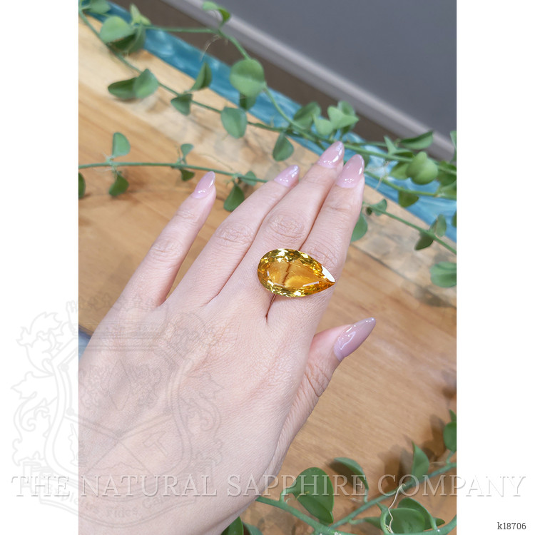 21.07 Ct. Citrine from Brazil