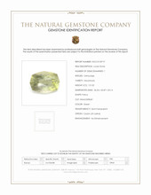 121.05 Ct. Green Moonstone from Ceylon (Sri Lanka) Scan Report