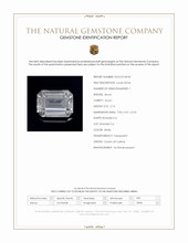2.14 Ct. White Zircon from Ceylon (Sri Lanka) Scan Report
