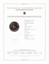 8.85 Ct. Brown Smokey Quartz from Brazil Scan Report