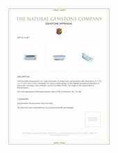 2.61 Ct. Aquamarine from Mozambique Appraisal