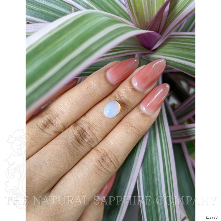 1.38 Ct. Cabochon White Opal from Australia