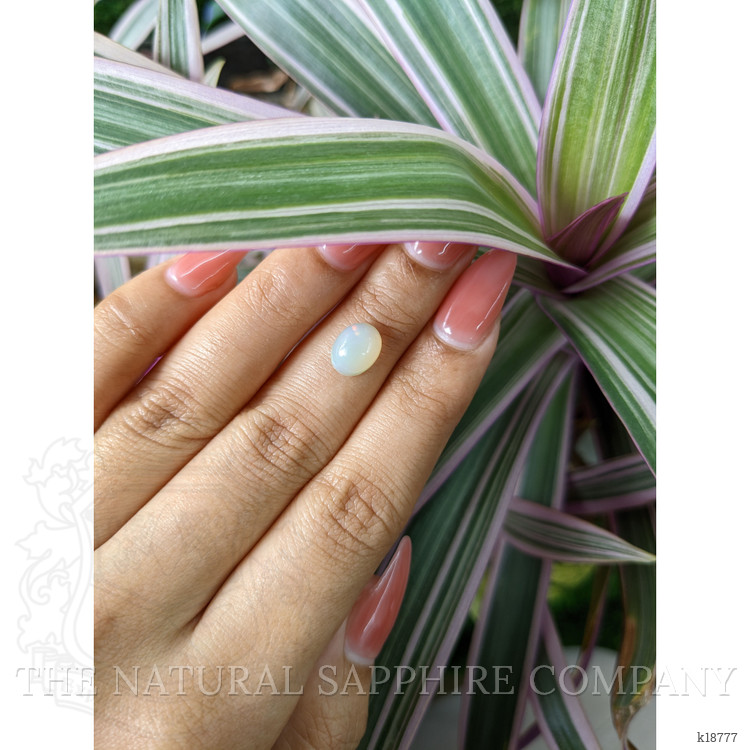 1.13 Ct. Cabochon White Opal from Australia