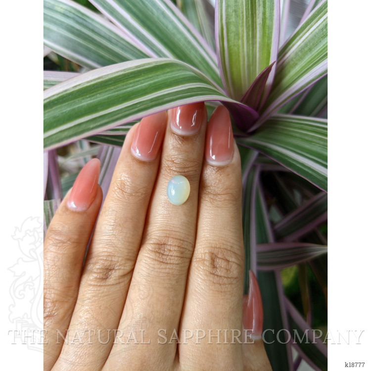 1.13 Ct. Cabochon White Opal from Australia