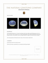 1.18 Ct. Cabochon White Opal from Australia Appraisal