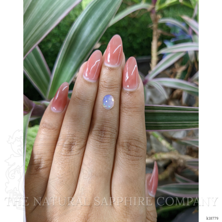 1.03 Ct. Cabochon White Opal from Australia