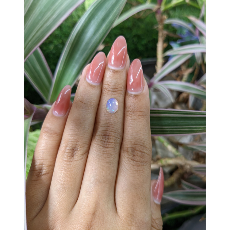 1.03 Ct. Cabochon White Opal from Australia