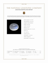 3.06 Ct. Cabochon White Opal from Madagascar Scan Report