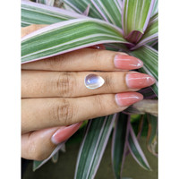 4.81 Ct. Cabochon Moonstone from Madagascar Life Style