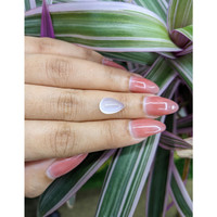 2.69 Ct. Cabochon Moonstone from Madagascar Life Style