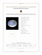 1.99 Ct. Cabochon Moonstone from Madagascar Scan Report