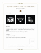 2.66 Ct. White Topaz from Ceylon (Sri Lanka) Appraisal