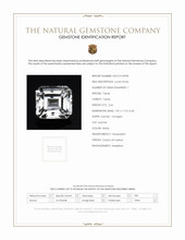 2.66 Ct. White Topaz from Ceylon (Sri Lanka) Scan Report